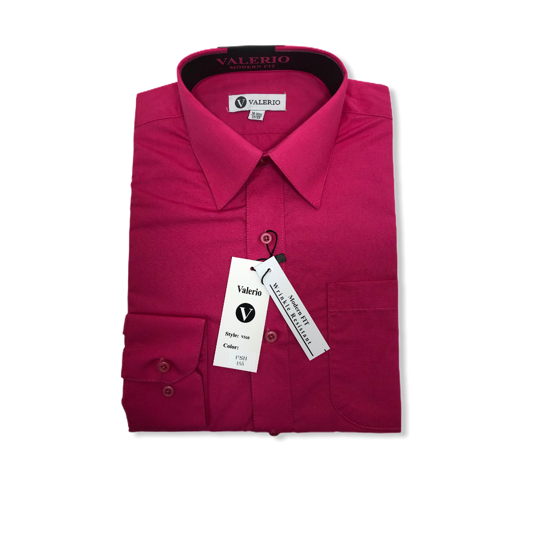 Valerio Fuchsia Dress Shirt (NEW)